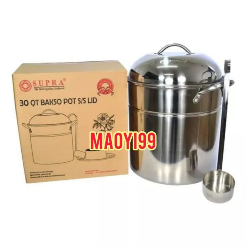 SUPRA DANDANG BAKSO STAINLESS 30 QT