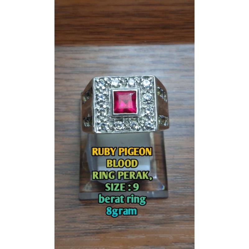 ruby pigeon blood
