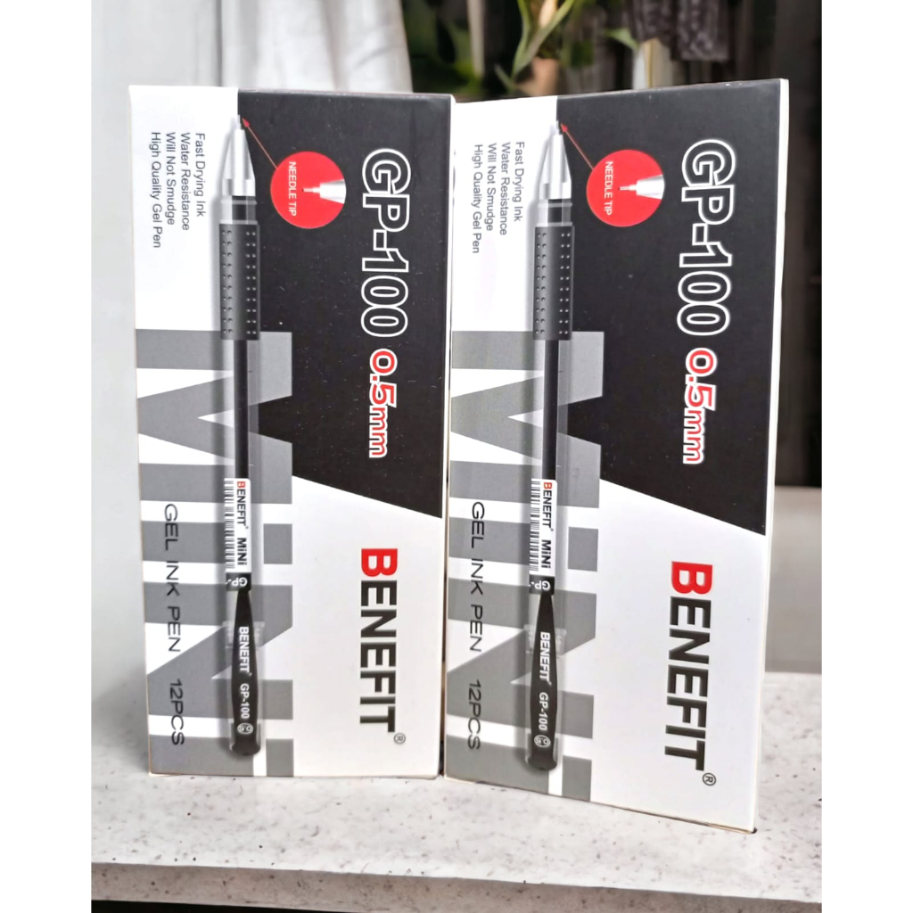 

Pulpen Gel Benefit GP-100 / Kaligrafi / Sekolah / Kantor (1Pack) ATK