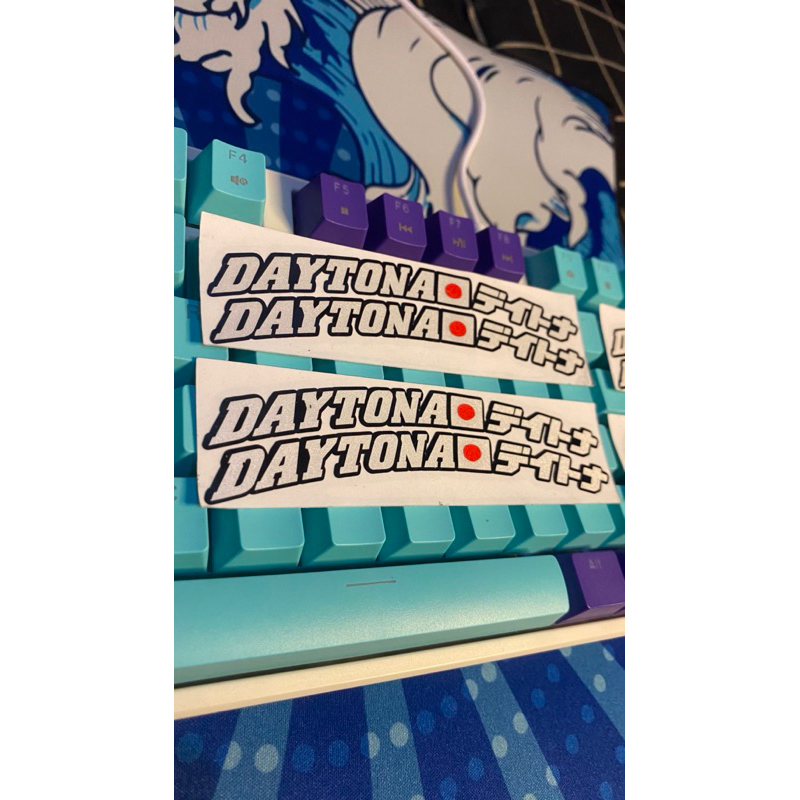 STIKER VELG DAYTONA PUTIH ORIGINAL