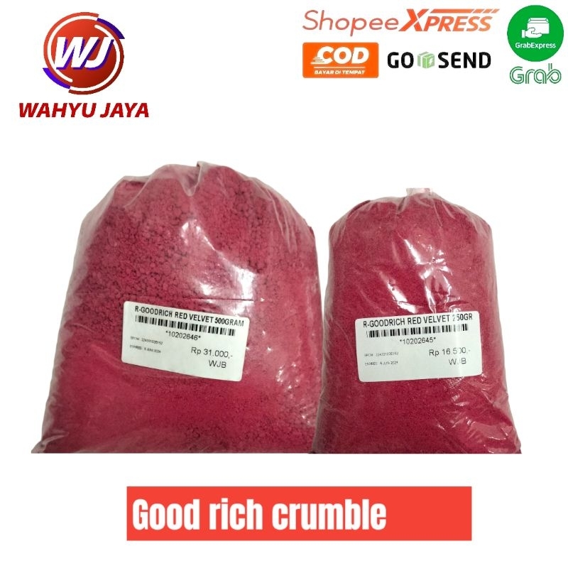 

good rich crumble red Velvet 250gr-500gr