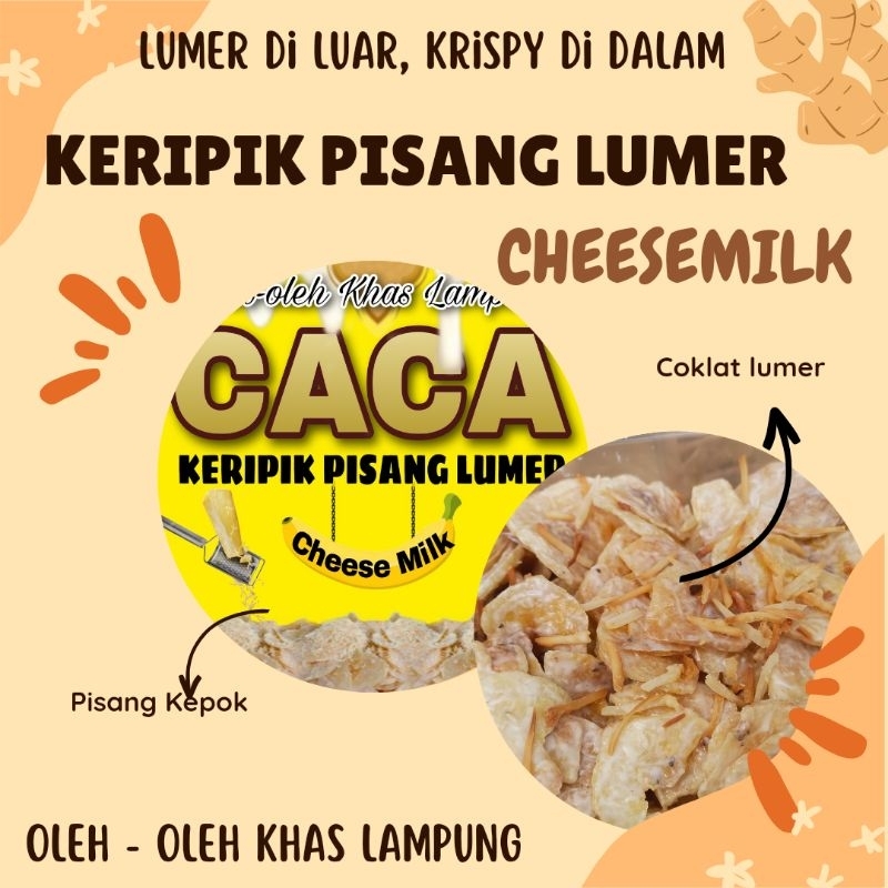 

KERIPIK PISANG LUMER COKLAT VARIAN CHESEMILK