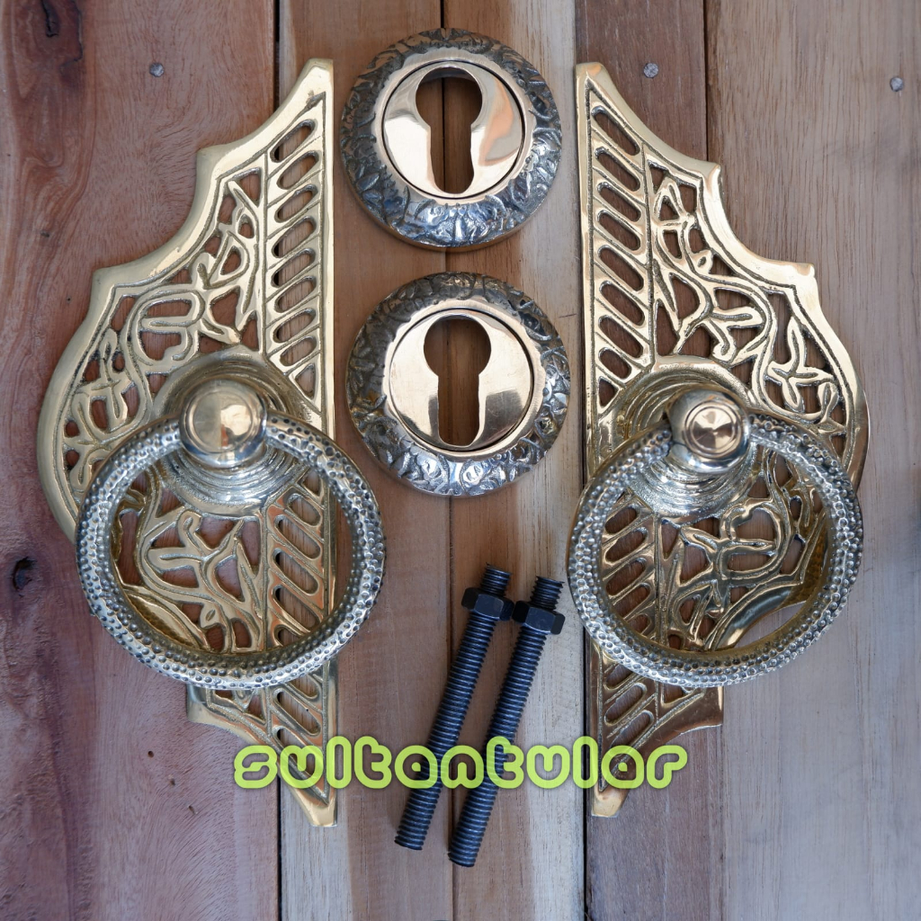 Handle Tarikan Pintu Rumah Gebyok Kuno Kuningan Antik