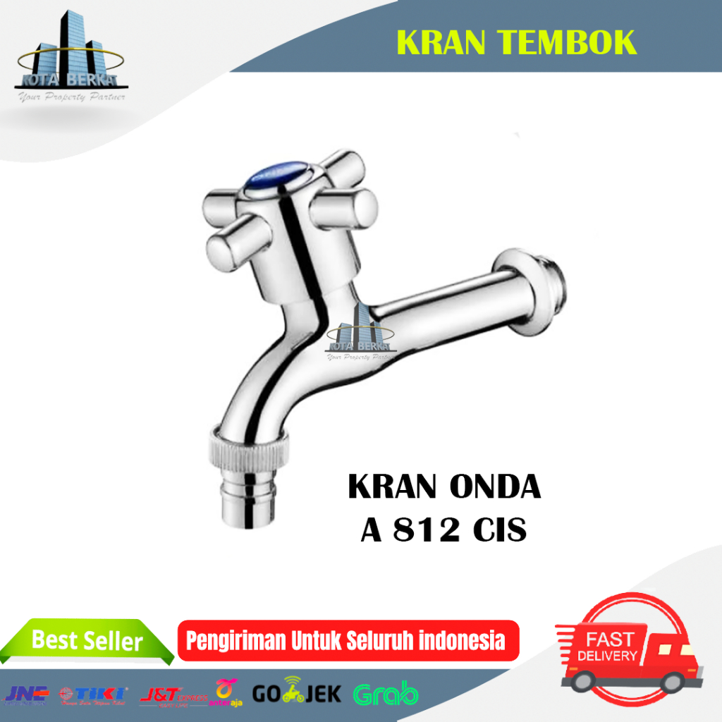 KERAN AIR PUTAR / KRAN TAMAN / KRAN TEMBOK ONDA A 812 CIS