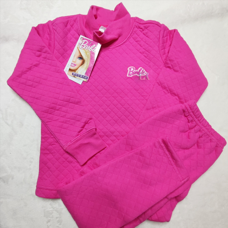 LNR Shop Setelan Barbie Import Bahan Cotton Tebal untuk Anak Perempuan Lengan Celana Panjang Setelan