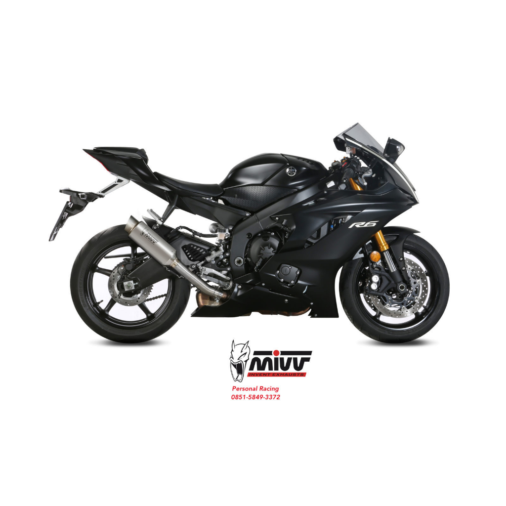 KNALPOT YAMAHA YZF 600 R6 GP PRO TITANIUM SLIP ON MIVV EXHAUST ITALY