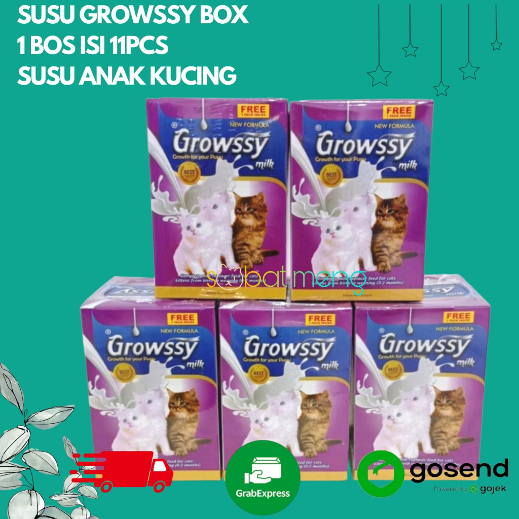 SUSU KUCING GROWSSY BOX ISI 11 | SUSU GROWSSY | GROWSSY SUSU KUCING