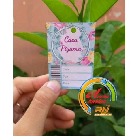 

Hangtag custom label baju olshop custom free desain