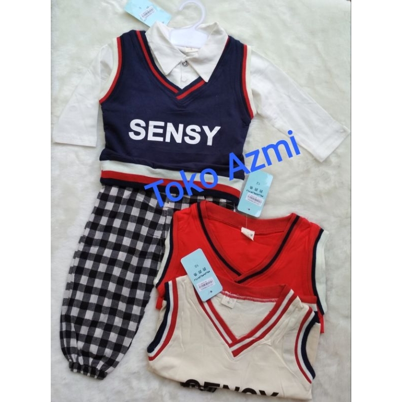 set 3 in 1 import anak laki-laki kekinian