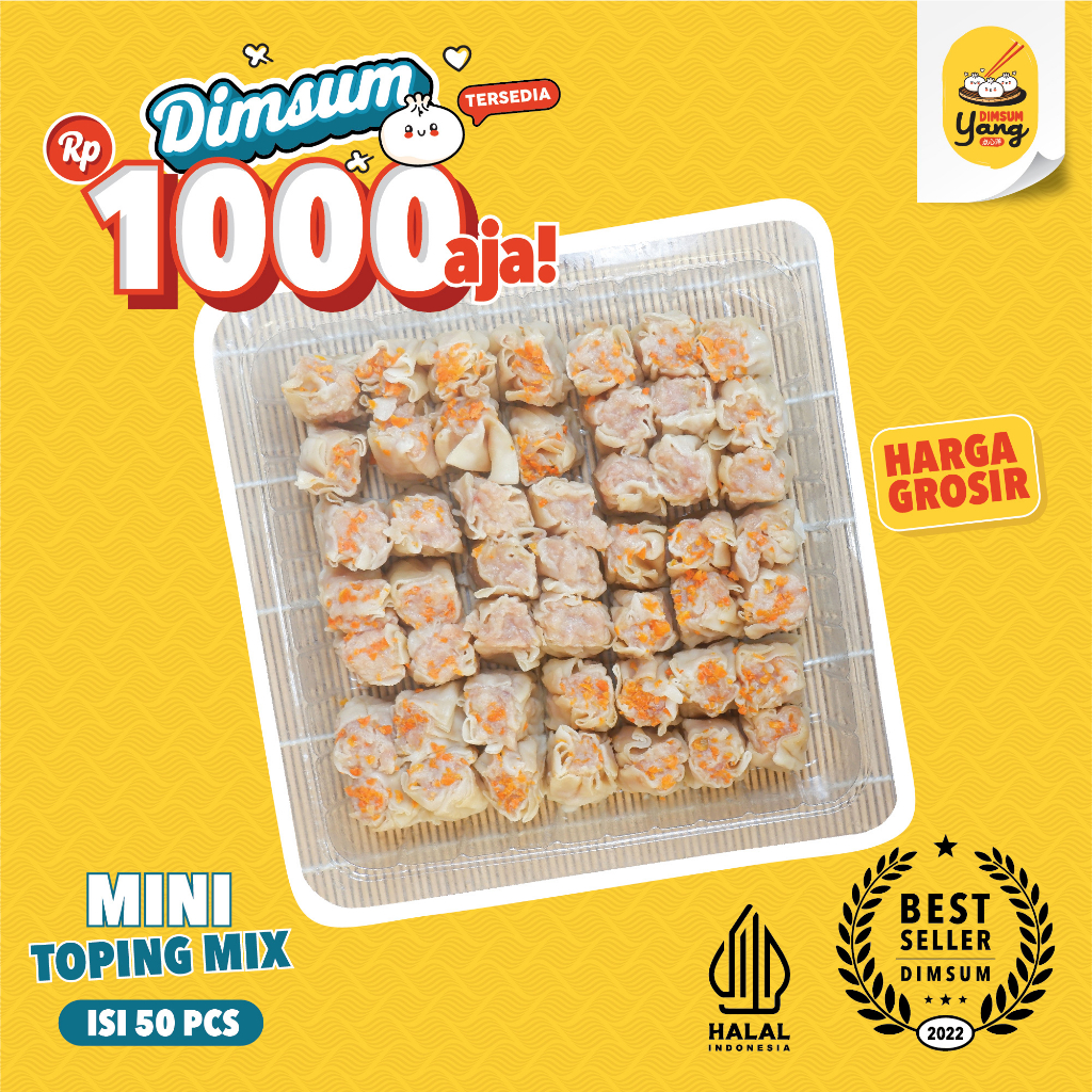 

Dimsum ayam frozen mini isi 100pcs reseller