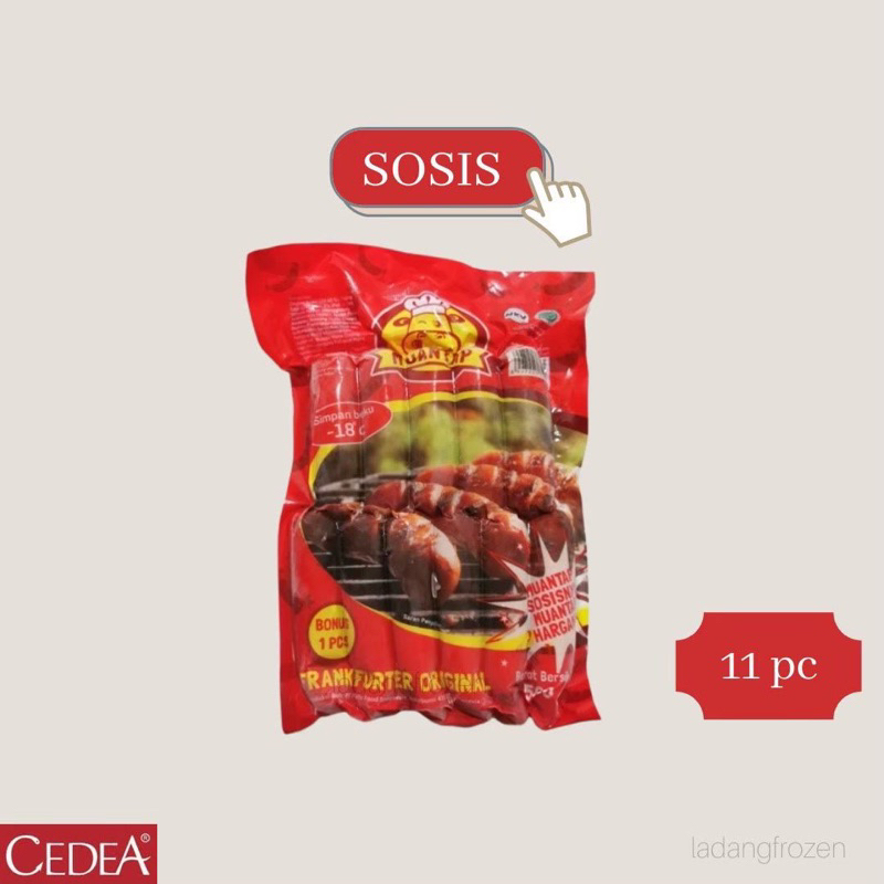 

Muantap Sosis Mini 11pcs , 500g