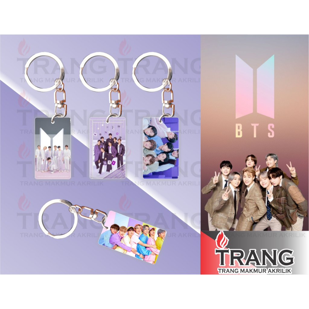 Gantungan Kunci Akrilik BTS/Keychain Acrylic BTS