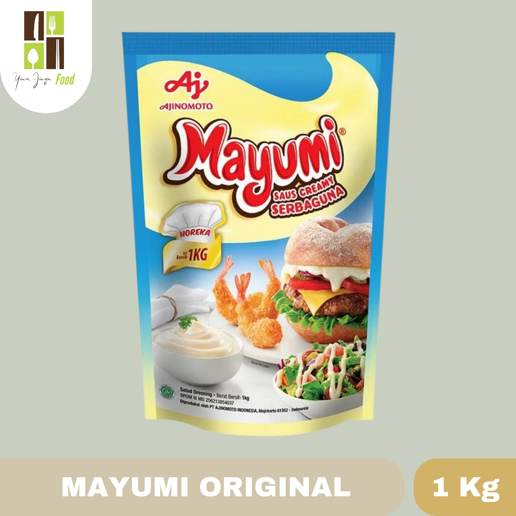 

Mayumi Saus Mayo Original / Saos Mayo / Mayonaise Serbaguna / Saus Creamy 1KG