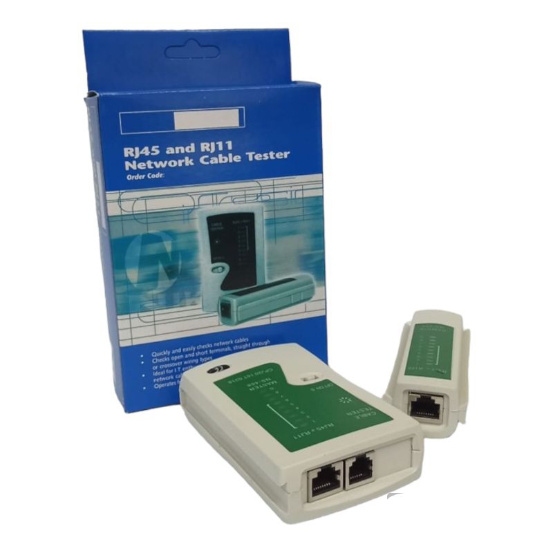 LAN TESTER RJ45 & RJ11 NETWORK CABLE TESTER