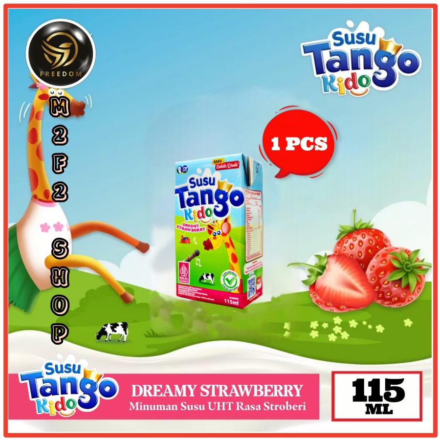 

Susu Kids Tango Kido Dreamy Strawberry | Stroberi Kotak UHT - 115 ml (Kemasan Satuan)