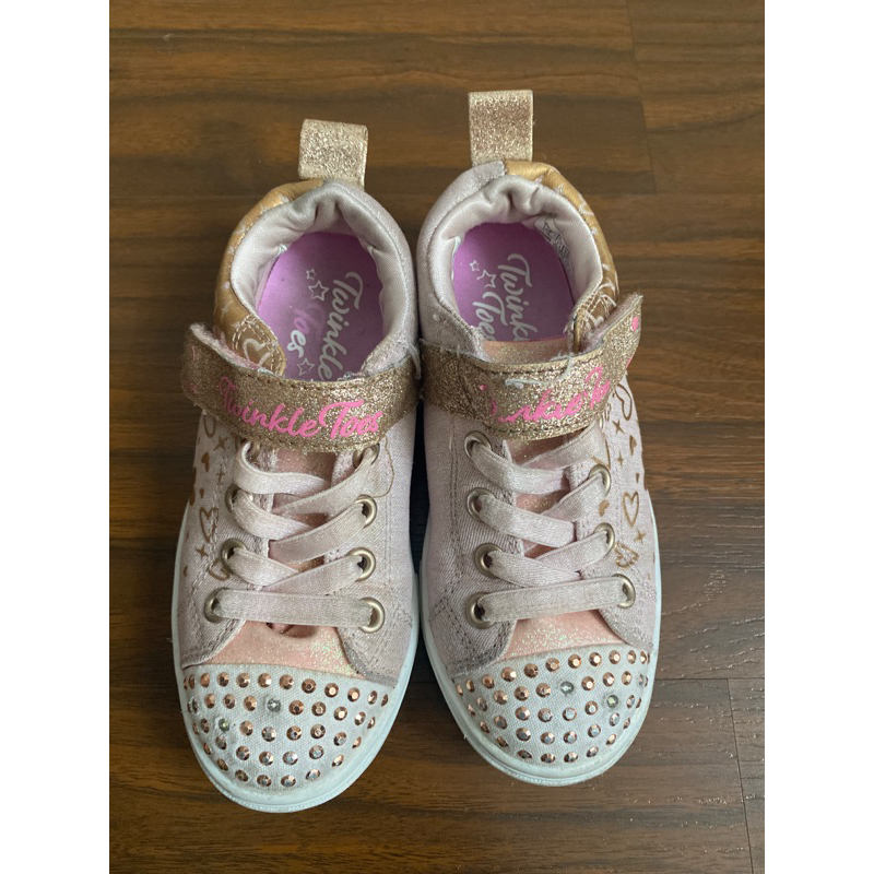 Preloved Skechers Twinkle Toes Size 27 Sepatu Anak Perempuan Girls Sneakers