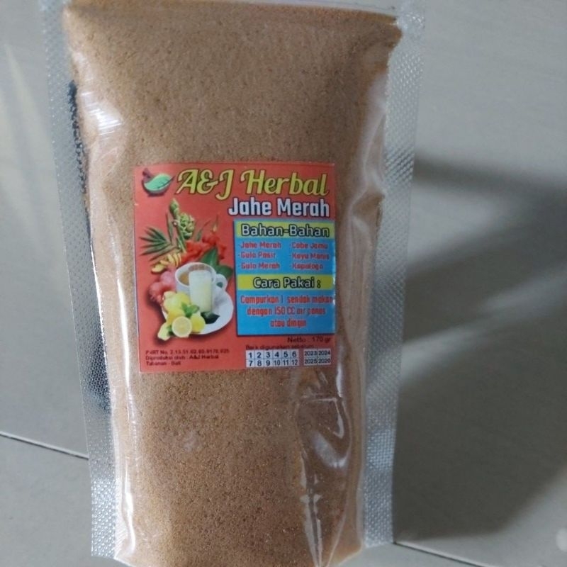

Jahe merah instan