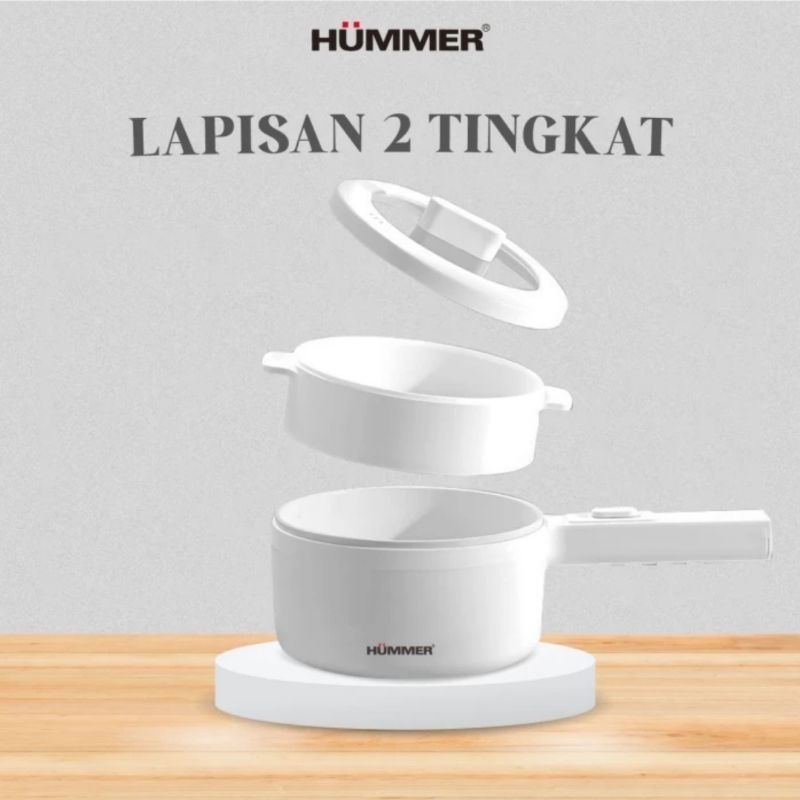 Panci listrik Hummer, putih