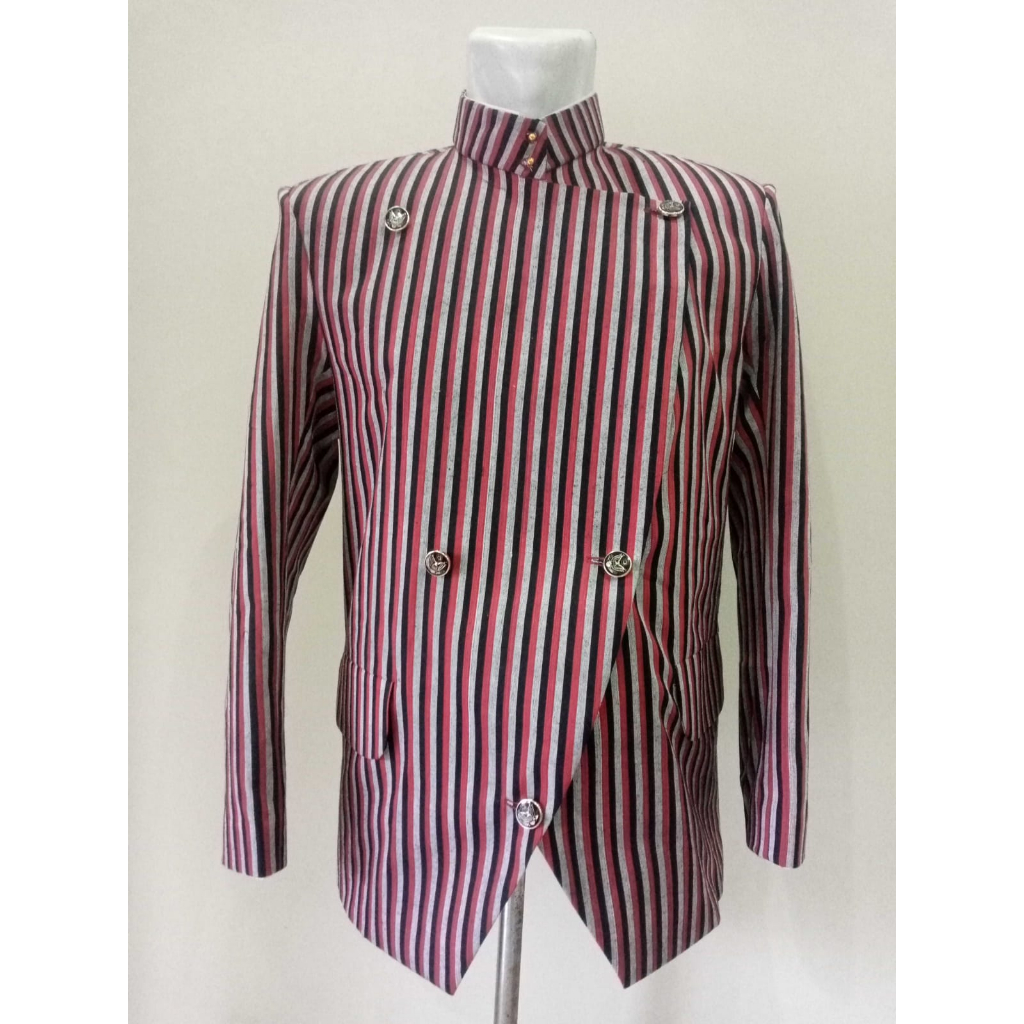 beskap jawa beskap motif lurik jawa