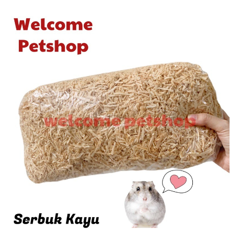 Serbuk Kayu Hamster / Serbuk Kayu Kandang Hamster / Kebutuhan Hamster