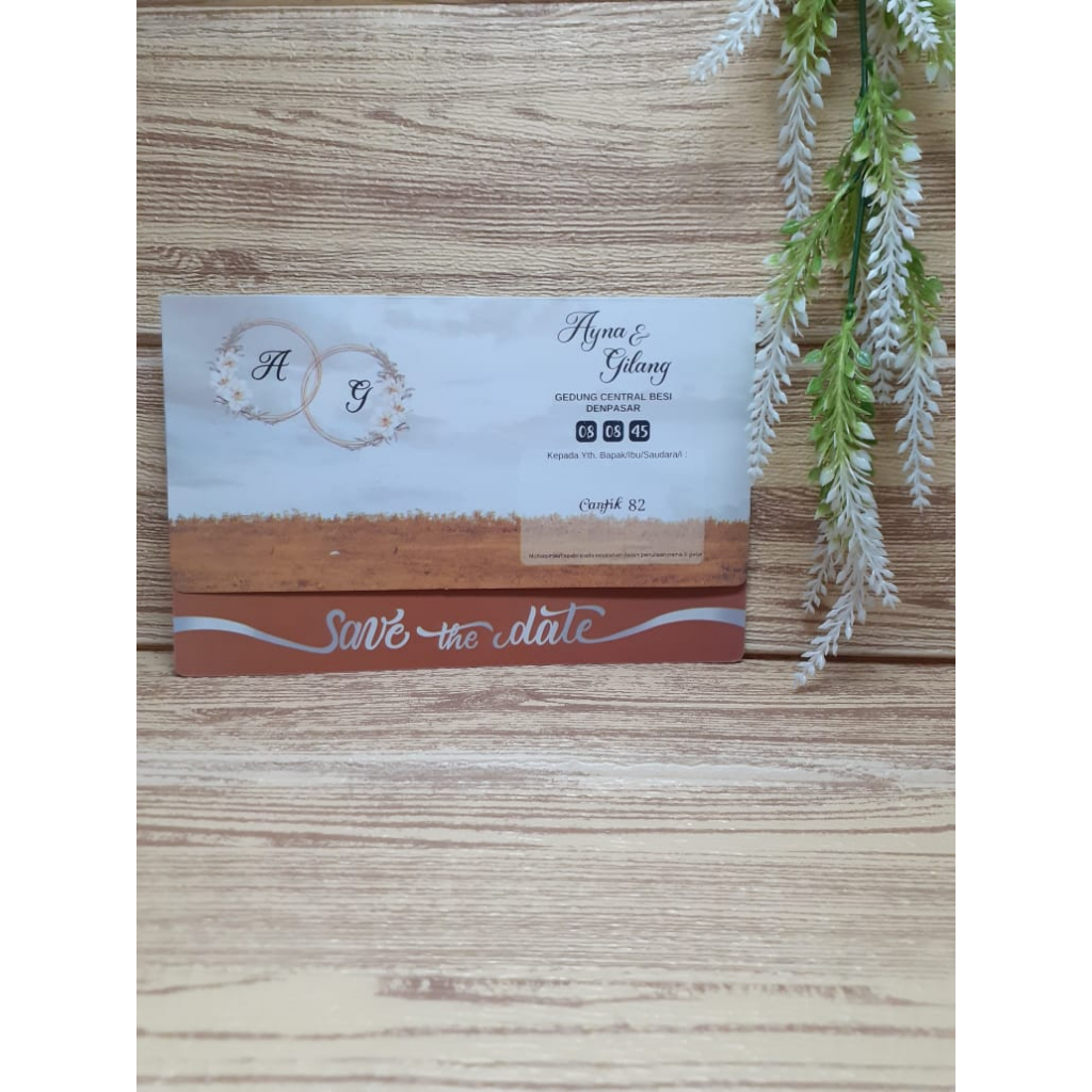 Blangko Undangan Cantik 82 Murah