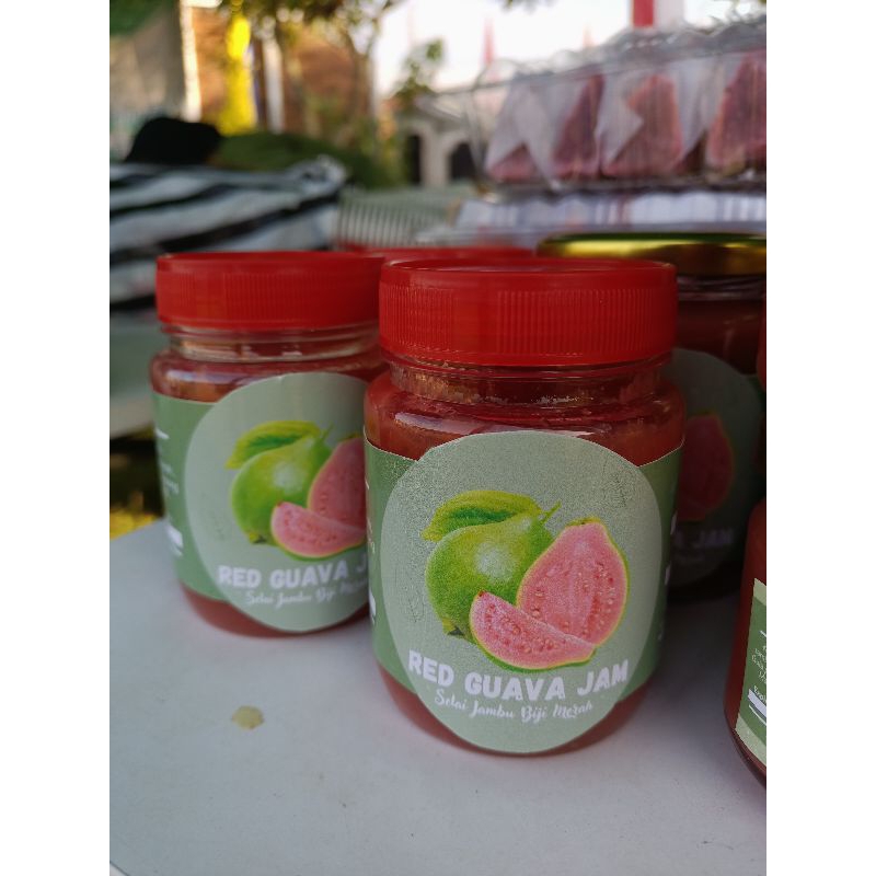 

Selai jambu biji merah