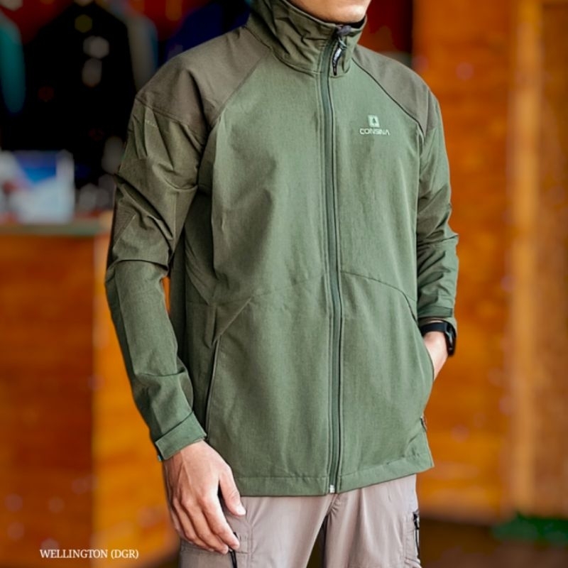 JAKET CONSINA WELLINGTON VISTA TRAIL BONFIRE NEWPORT UNISEX JAKET HARIAN JAKET OUTDOOR
