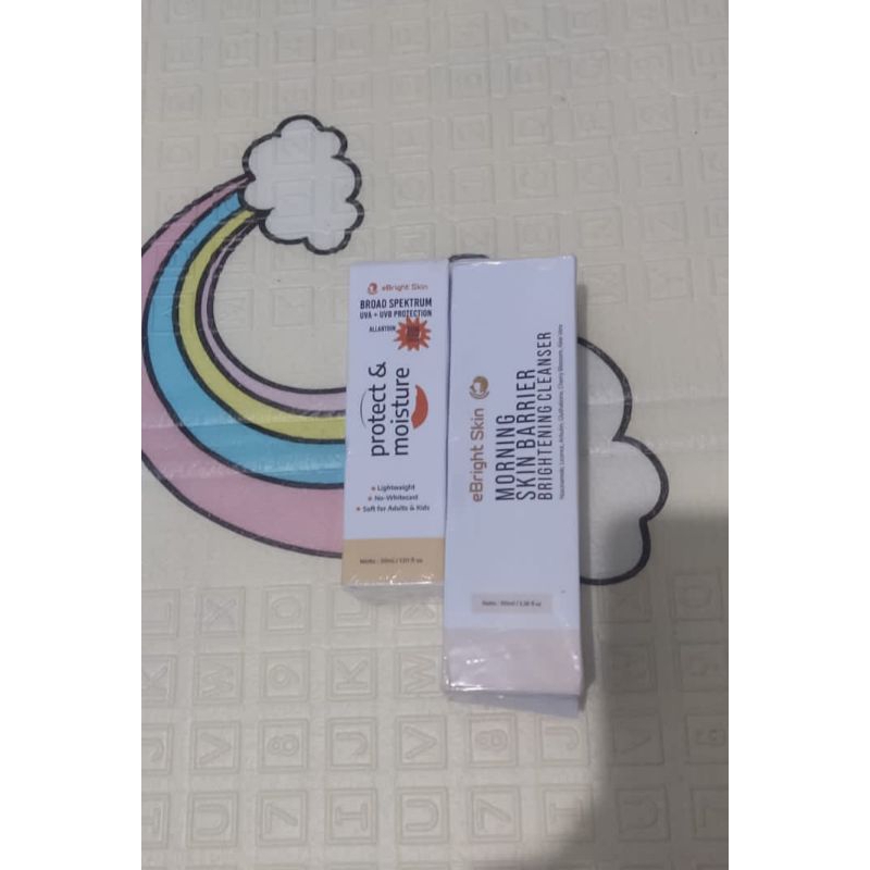 eBright Skin (cleanser dan sunscreen)
