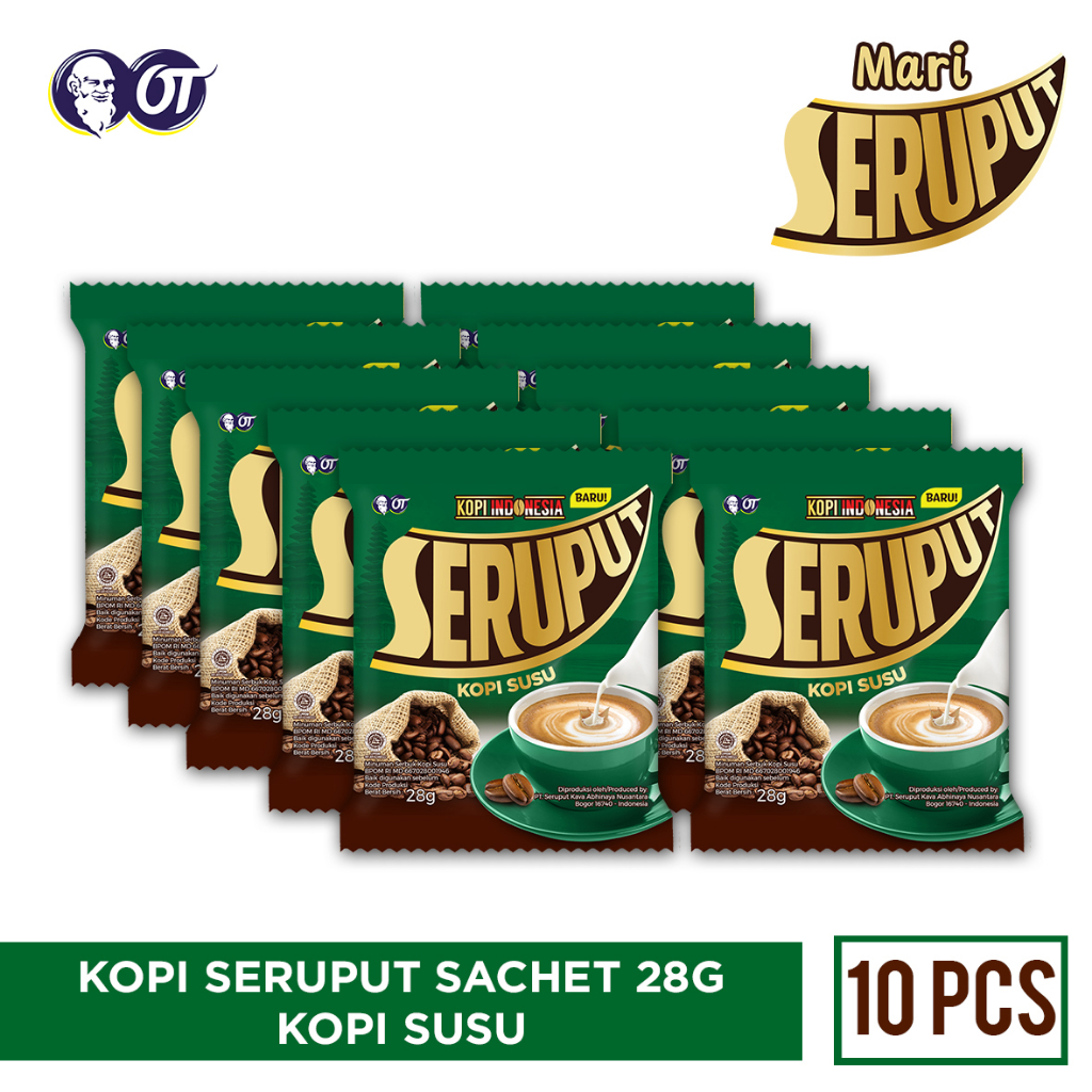 

Kopi Seruput Susu Tulen 1 Renteng - 10 x 28 gr