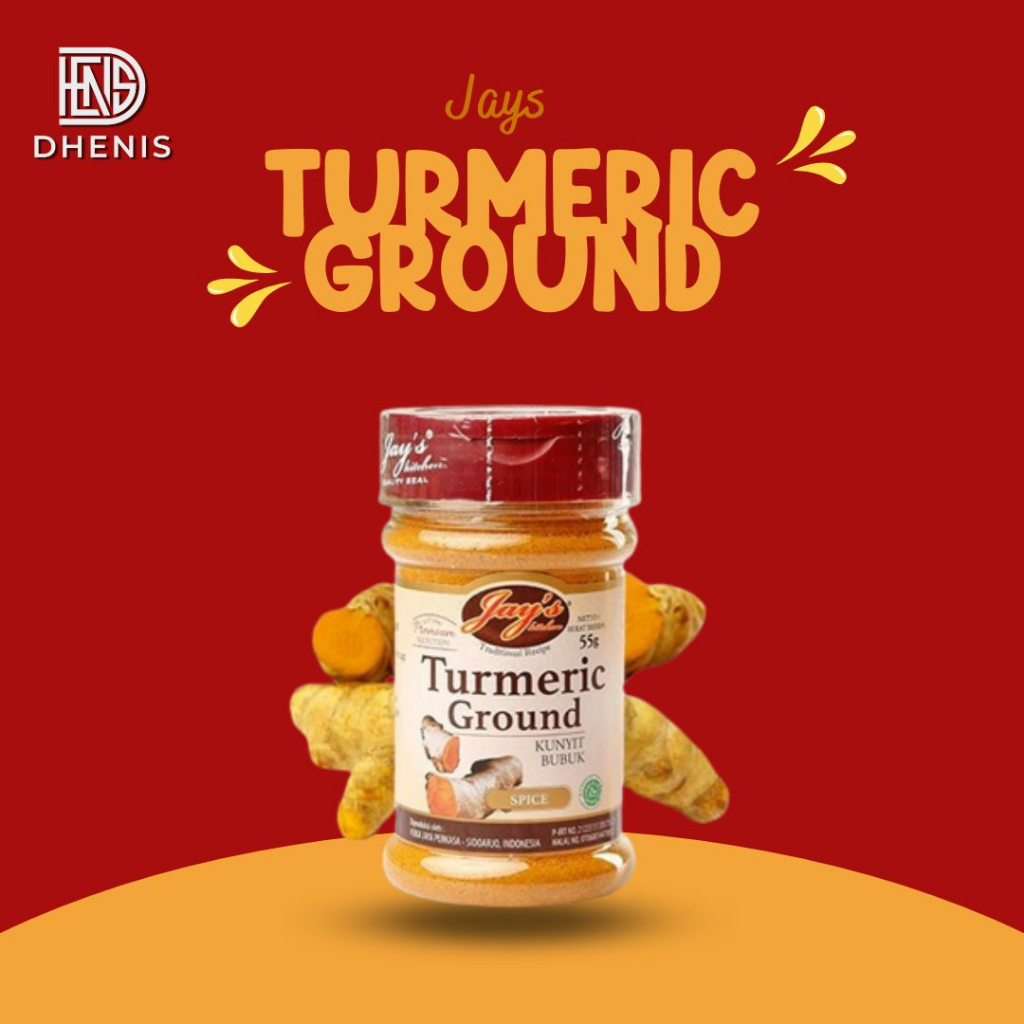 

Jay's Bubuk Kunyit | Jays Kitchen Turmeric Ground Powder
