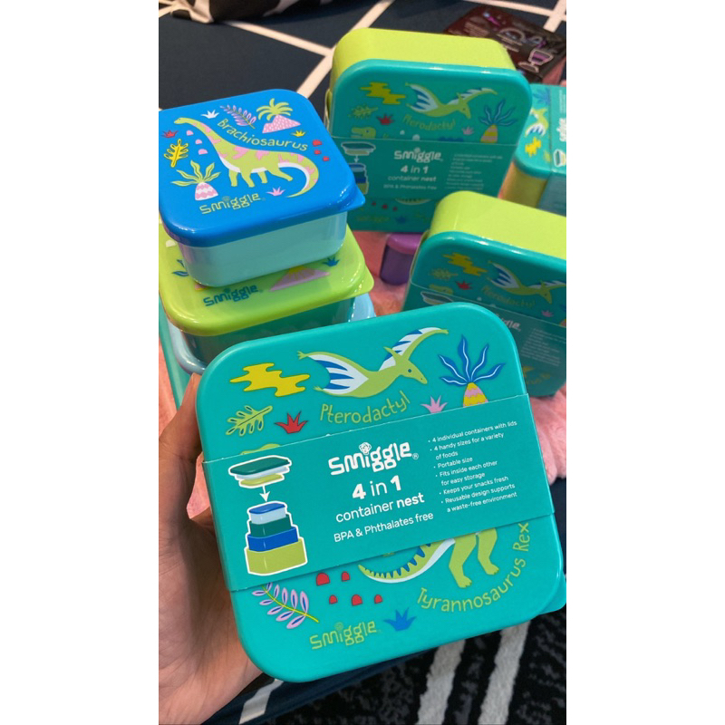 Container Smiggle // Kotak Makan Anak // Kotak Bekal Anak // Lunchbox Smiggle