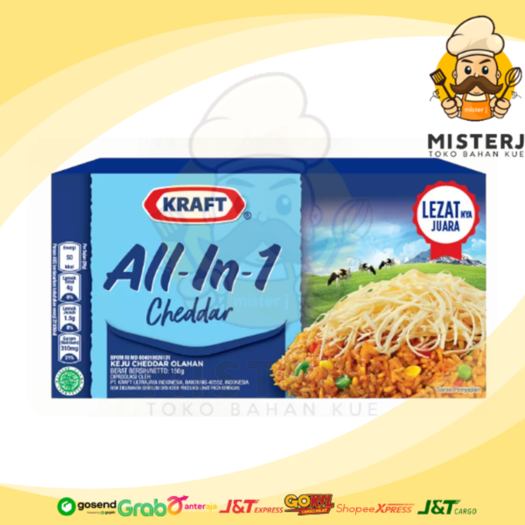 

KRAFT Cheese All In One 150gr EXP 5-2025 | Kraft Keju All In One kecil