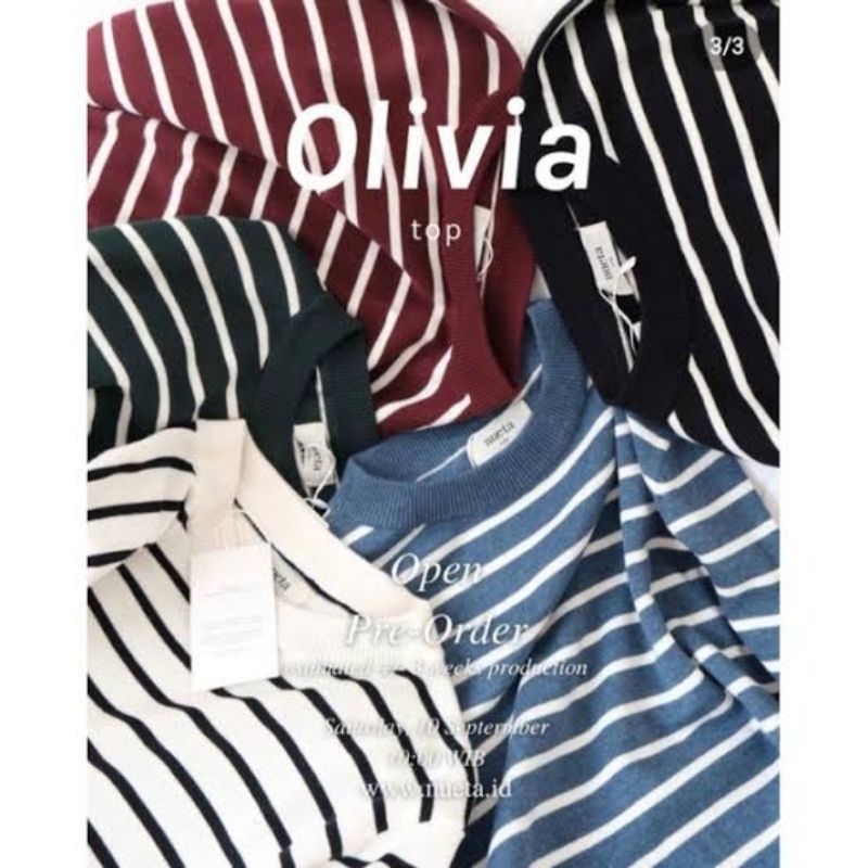 Preloved Nueta Olivia Top Denim HijabNueta Knit