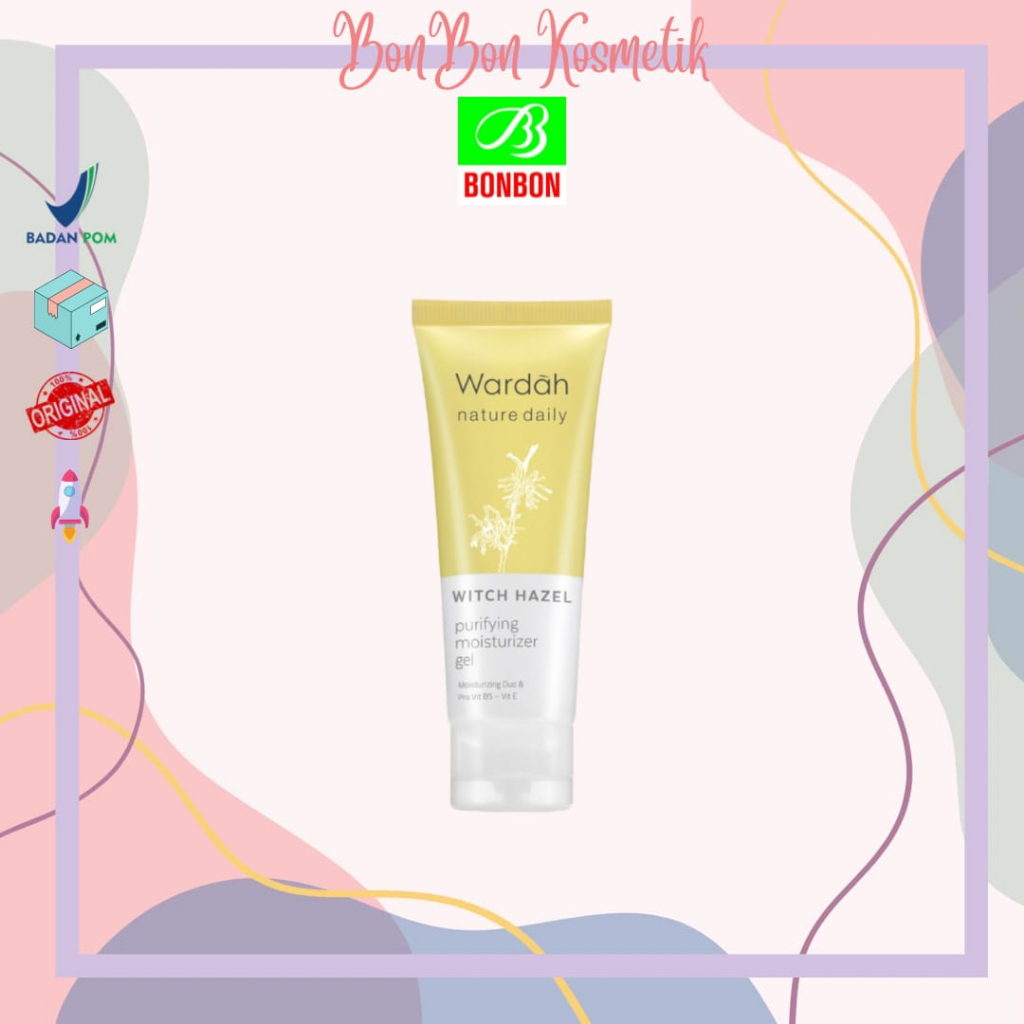 WARDAH Nature Daily Witch Hazel Purifying Moisturizer Gel 40ml