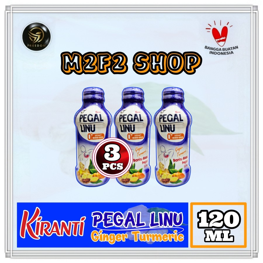 

Kiranti Minuman Kesehatan Pegal Linu Honey Ginger | Jahe Madu - 120 ml (Kemasan 3 Pcs)