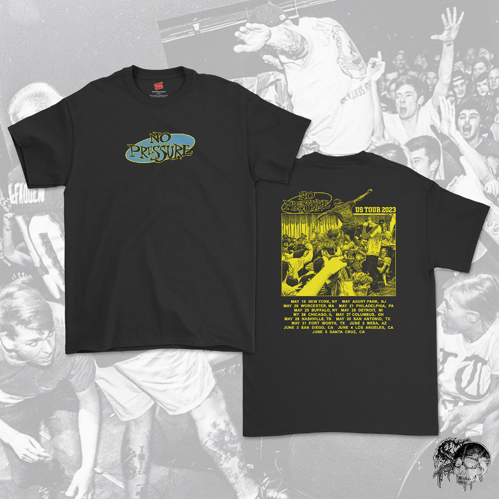 [KAOS BAND] No Pressure - US TOUR TShirt | Kaos Metal | Kaos Hardcore | Kaos Punk | Kaos Musik | Kao