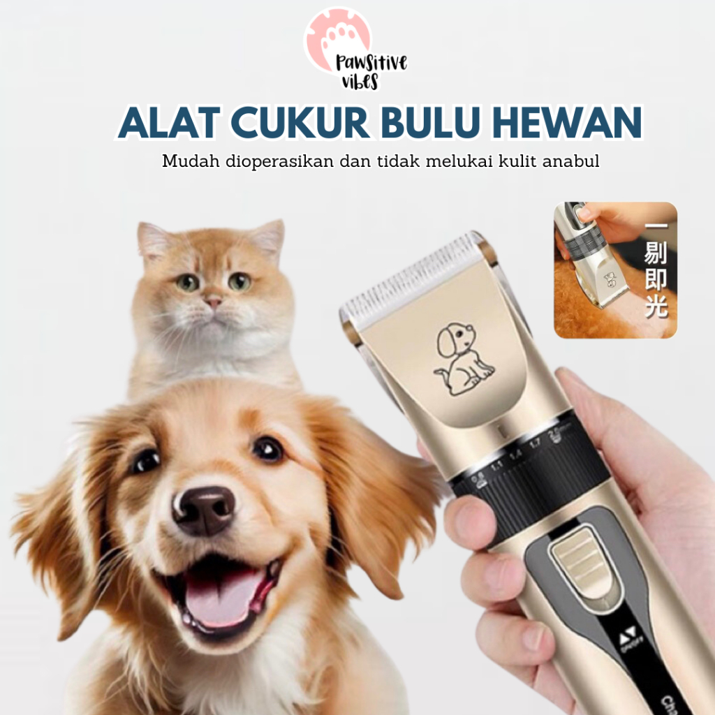 Alat Cukur Bulu Kucing - Pet Razor - Pet Clipper - Alat Cukur Bulu Anjing - Pencukur Bulu Kucing - P