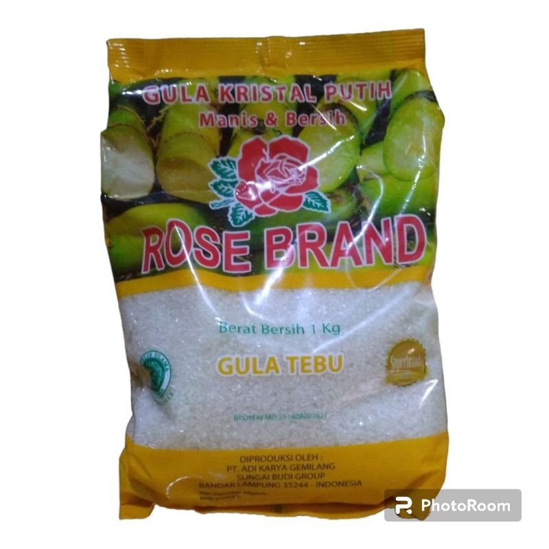 

Gula pasir 1 kg rosebrand