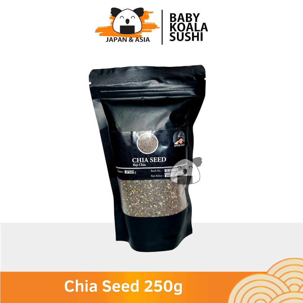 

ORGANIC BLACK CHIA SEEDS Biji Chia Organik 250 g │ Import Mexico