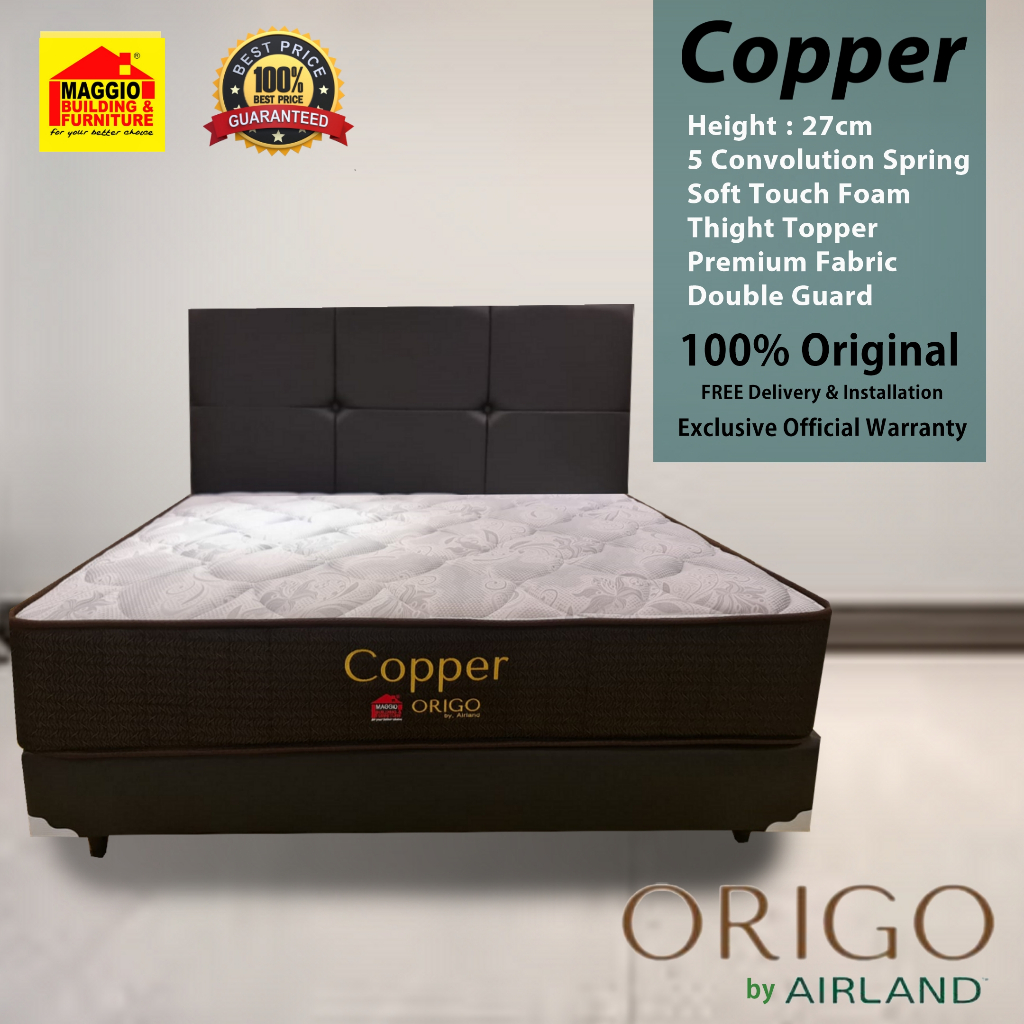 KASUR SPRINGBED - MATRAS KASUR - MATRAS SPRINGBED - COPPER - ORIGO
