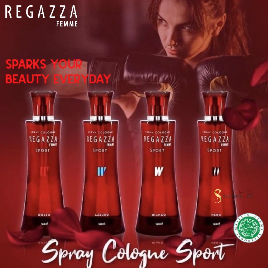 Regazza Fragrance Sport Cologne Femme Parfum Wanita100 ml