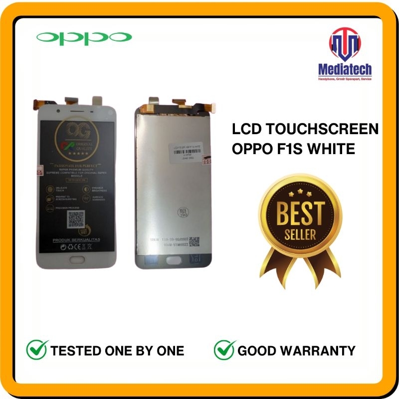 LCD OPPO F1S WHITE ORIGINAL SUPER