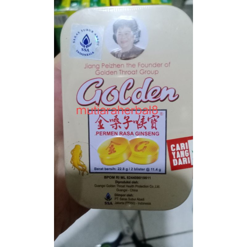 

Golden permen rasa ginseng is 12