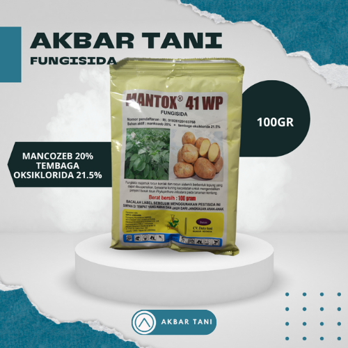 Fungisida MANTOX 41WP 100gr (mankozeb+tembaga oksiklorida)