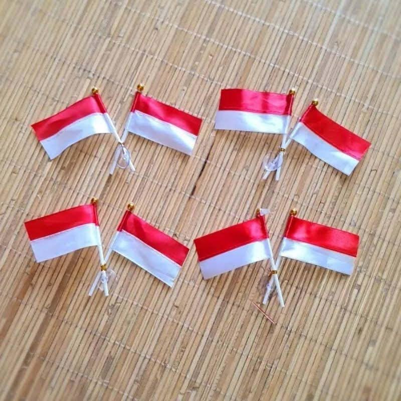 LS || PROMO BENDERA TANGKAI MINI MERAH PUTIH INDONESIA || BENDERA GAGANG MINI || SPESIAL KEMERDEKAAN