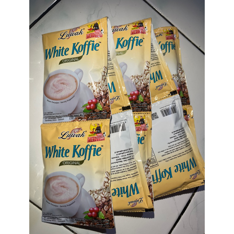 

Luwak White Coffe Original 20 gr (1 renceng isi 10)