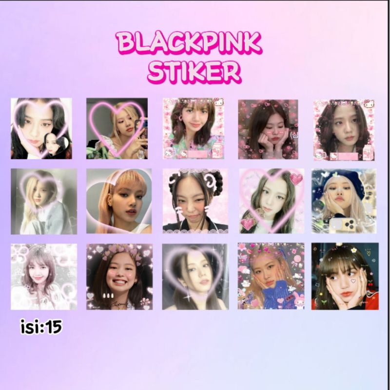 

STIKER DECO KPOP STIKER MAIL BLACKPINK