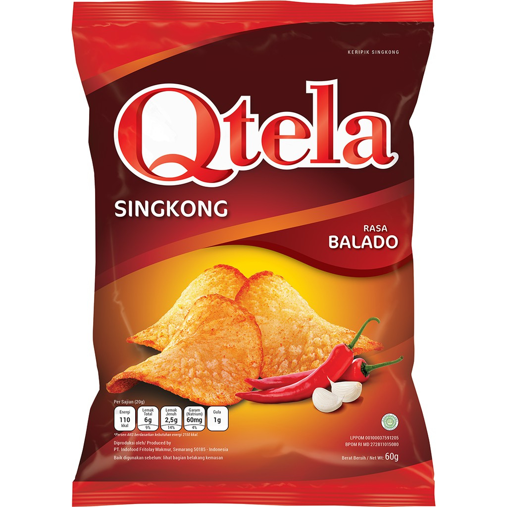 

[60 Gram] Qtela Singkong Balado 60 gr