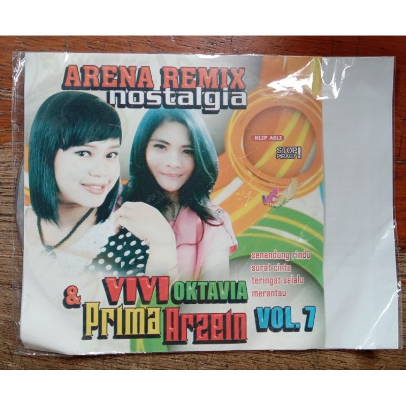 Kaset Vcd lagu Arena remix nostalgia vol 7