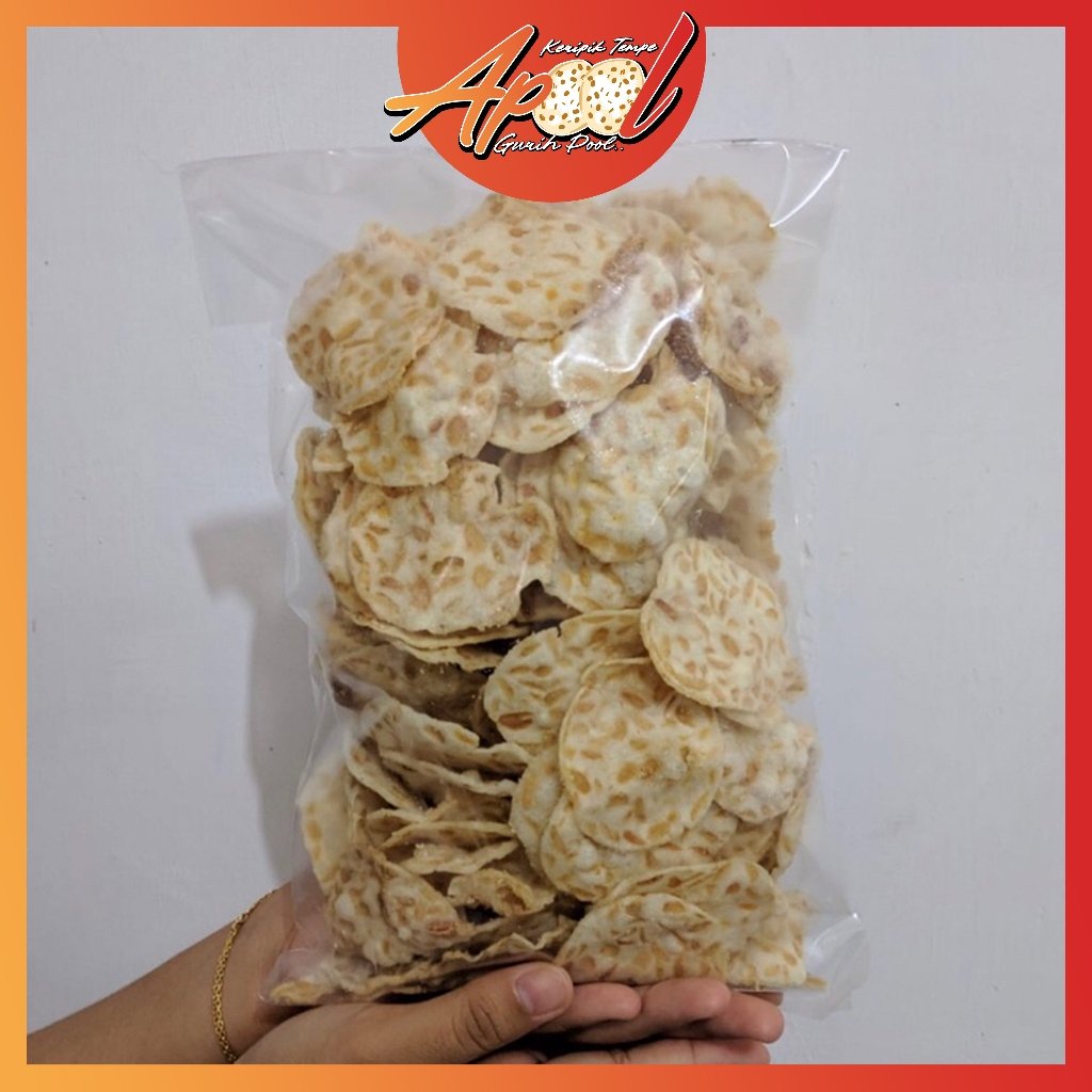 

KERIPIK TEMPE CRISPY/cemilan/ ApooL /kiloan 500gram 32K
